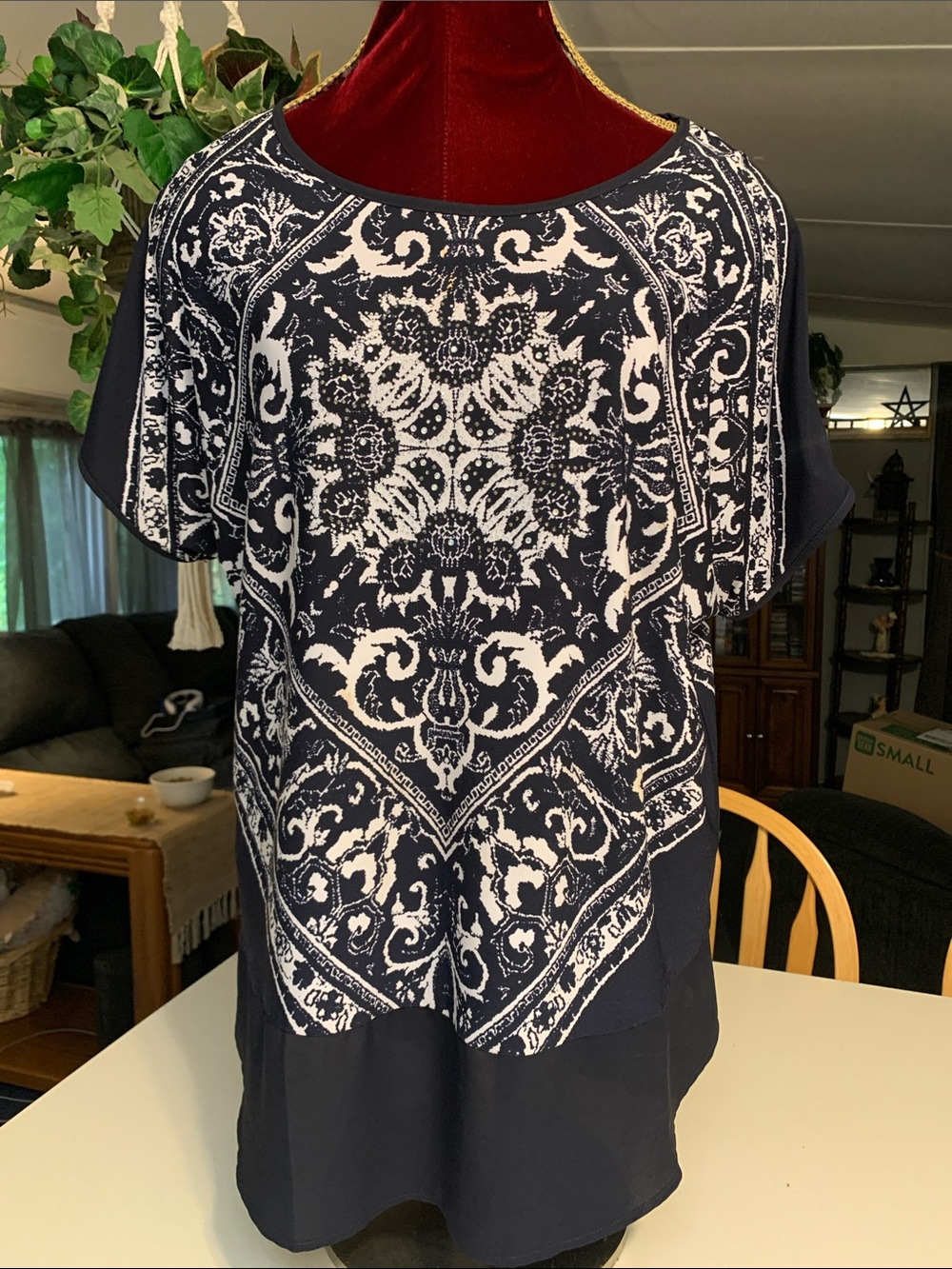 Roz & Ali Embellished Tunic Top